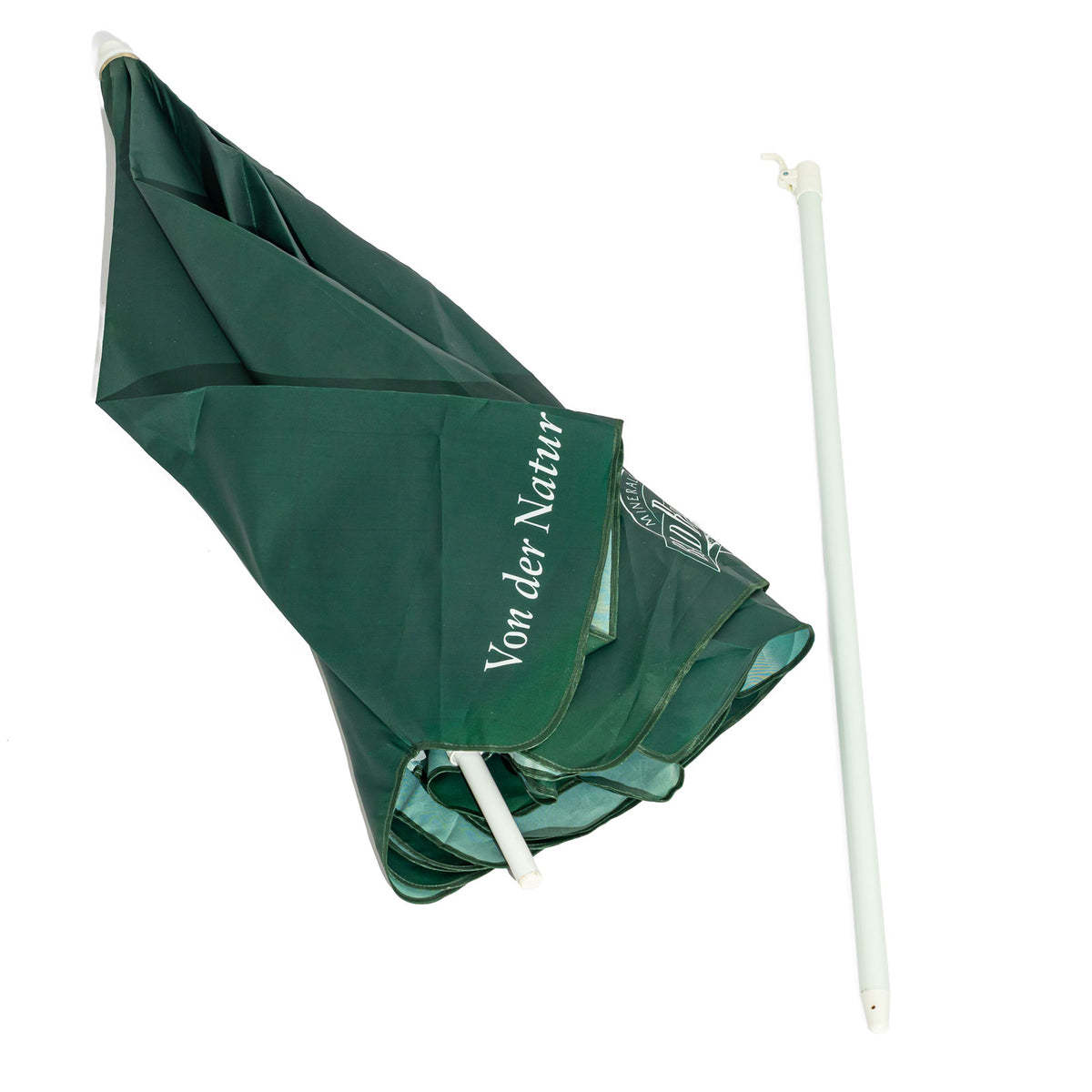 Ombrellone da spiaggia Bad Brambacher 2x2 m verde – Vista 3