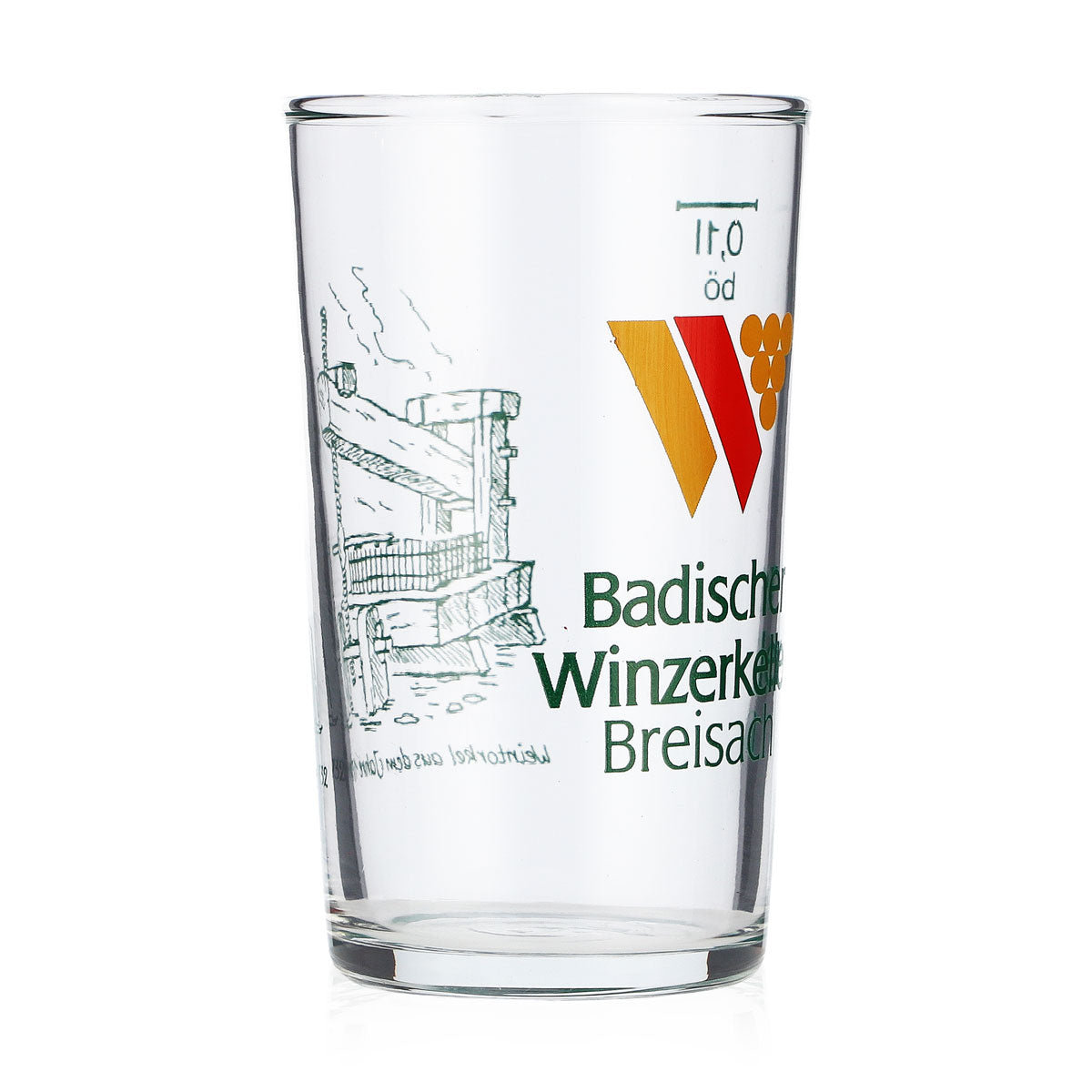 Badischer Winzerkeller Breisach Bicchiere da vino 0,1 l Bicchieri da vino Bicchiere da degustazione – Vista 2