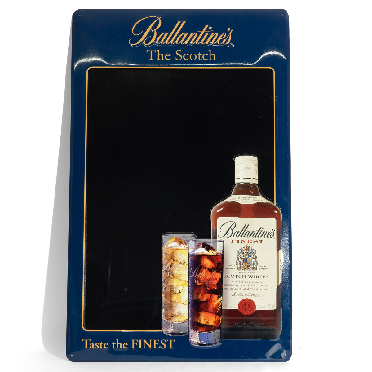 Ballantines Targhetta in metallo Targhetta da parete 80x50 cm Targhetta pubblicitaria Bardeko Merch B-WARE