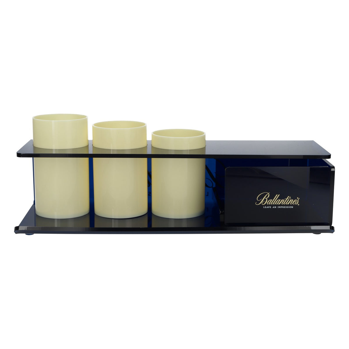 Portabottiglie Barcaddy per whisky Ballantines Accessori da bar blu Plastica – Vista 3