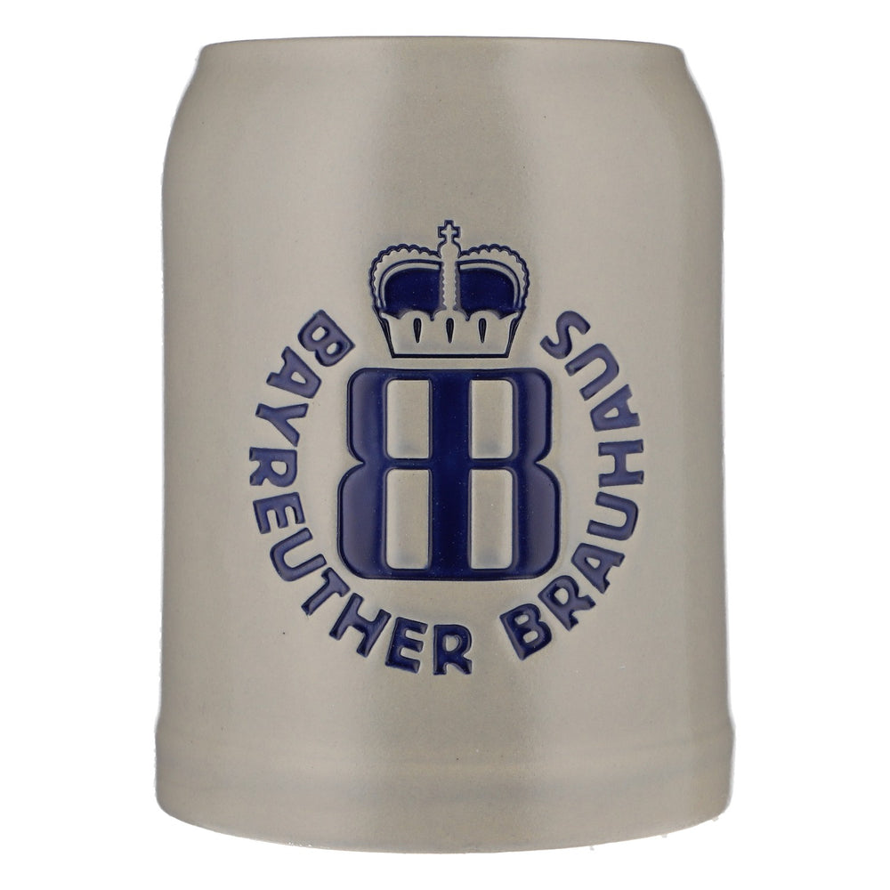 Boccale in ceramica della birreria Bayreuther Brauhaus Seidel Tonkrug 0,5 l "Oranament"