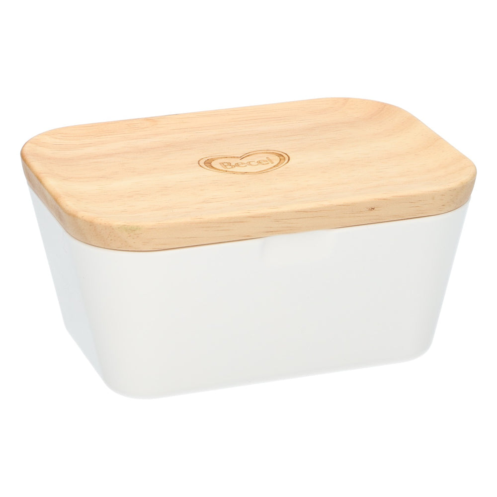 Becel Burriera Margarine 250 g Legno vero Coperchio Accessori da cucina Conservazione