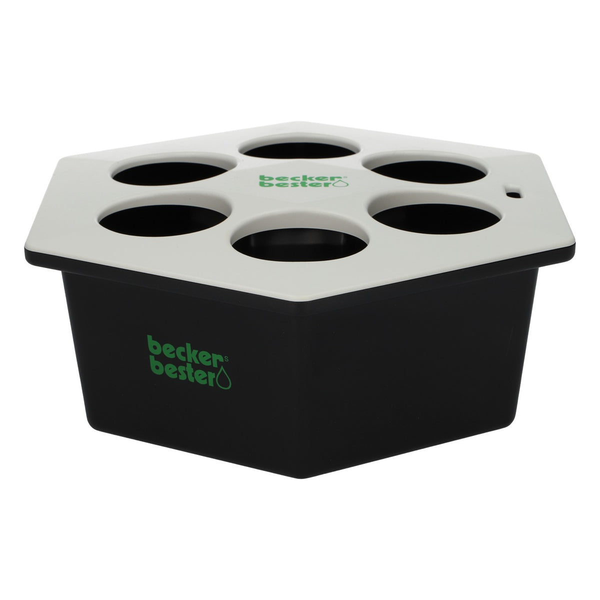 Becker's Bester: refrigeratore per bottiglie da conferenza, esagonale, nero