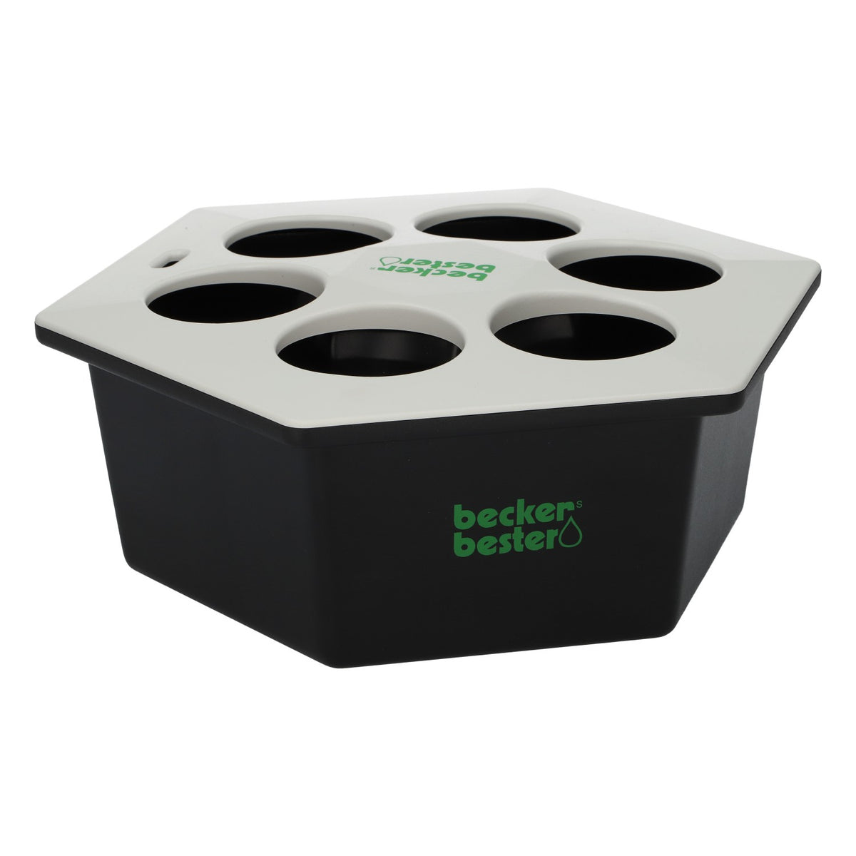 Becker's Bester: refrigeratore per bottiglie da conferenza, esagonale, nero – Vista 2