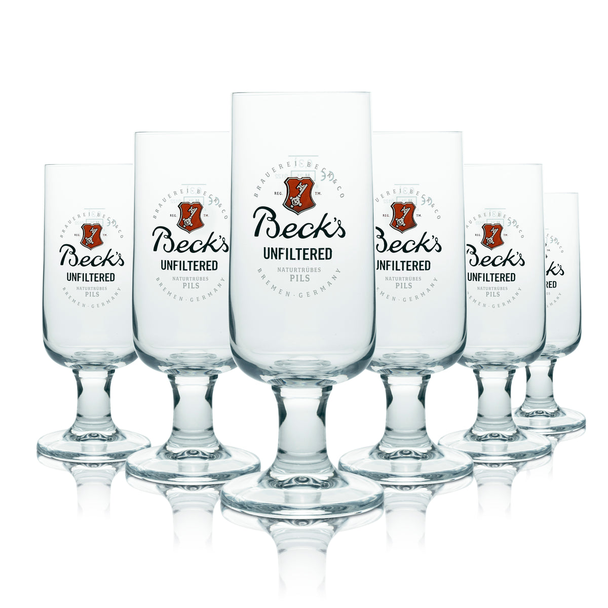 Set Beck's Beer Bar I composto da 6 bicchieri da birra, sottobicchieri, raffredda bottiglie, apribottiglie e vassoio – Vista 4