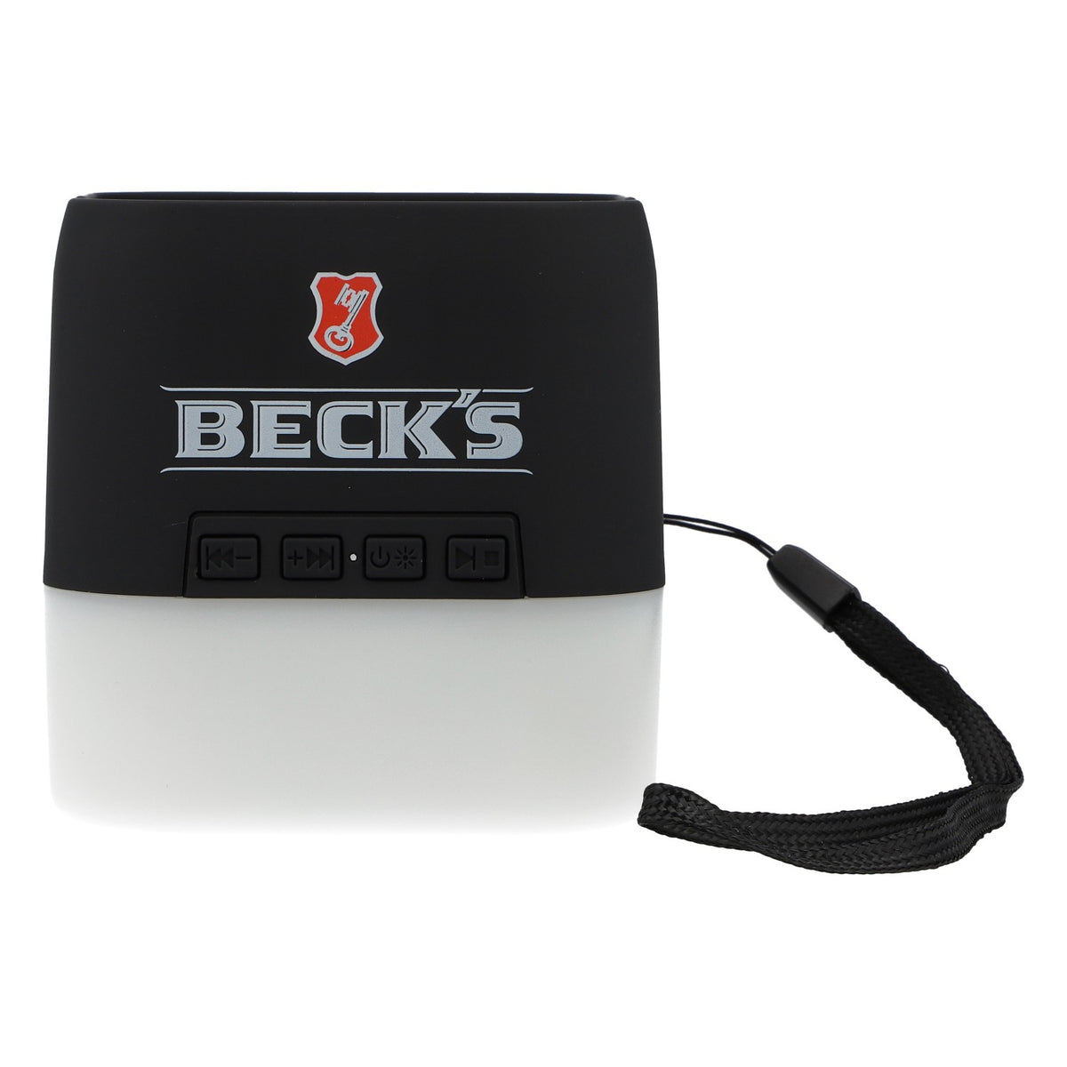 Altoparlante Bluetooth "Becks Bier" con luci LED e riproduzione musicale – Vista 2