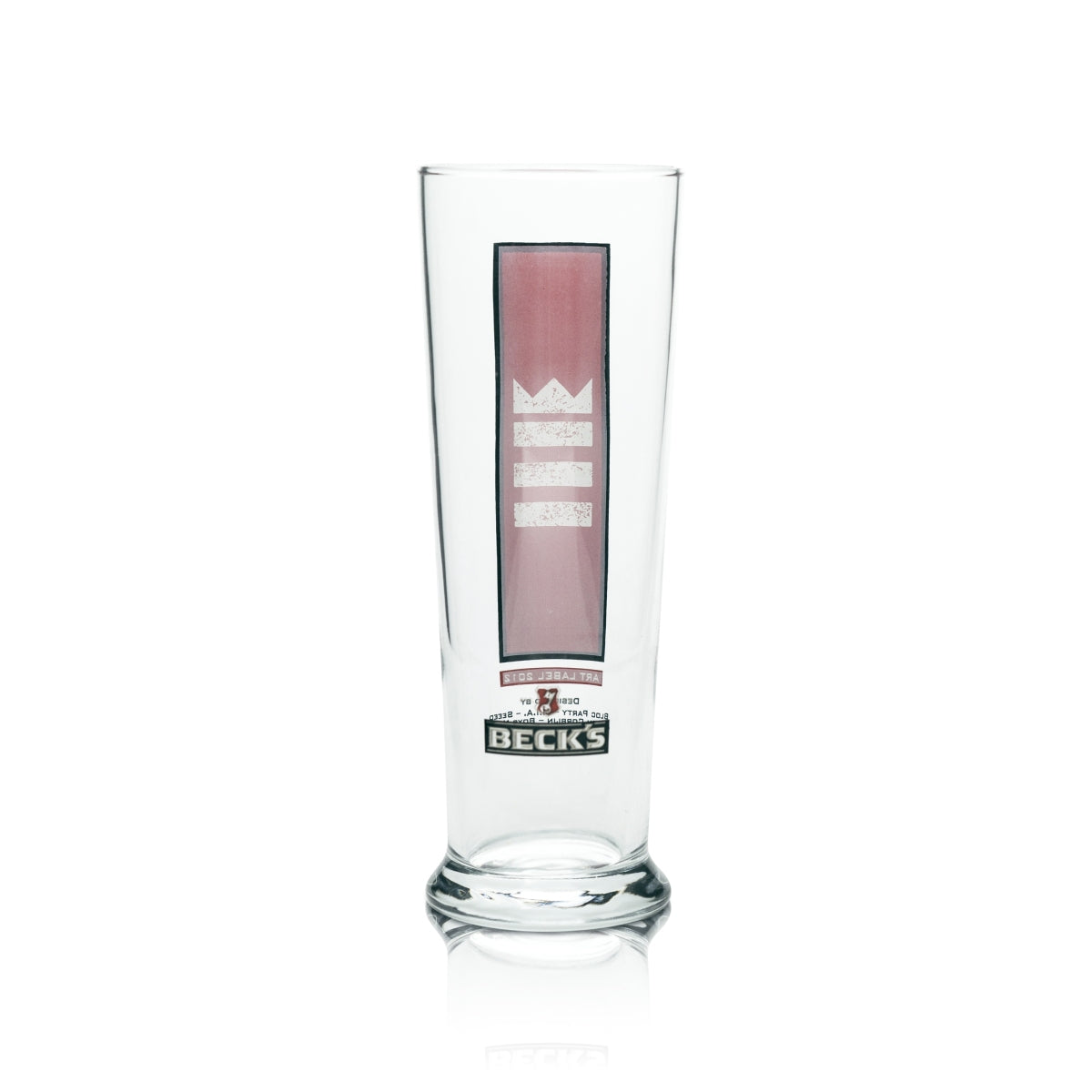 6 bicchieri da birra Becks 0,3 l tipo coppa Etichetta Edizione 2021 Bicchieri da collezione rossi Beer Bar – Vista 3