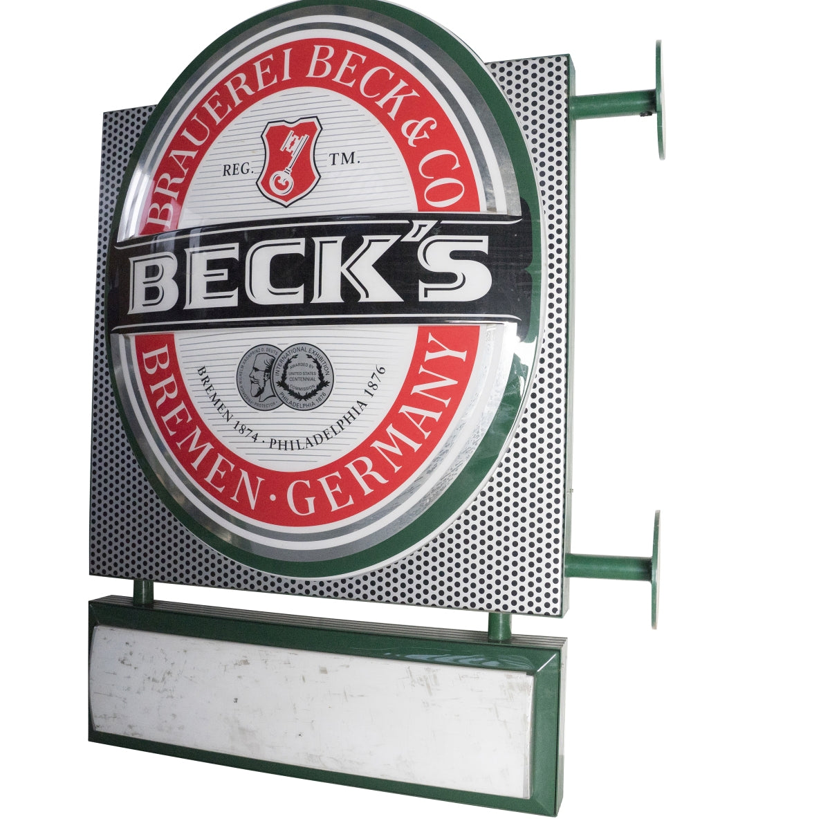 Insegna luminosa Becks Bier in due parti, per pub, bar, ristoranti e birrerie – Vista 2