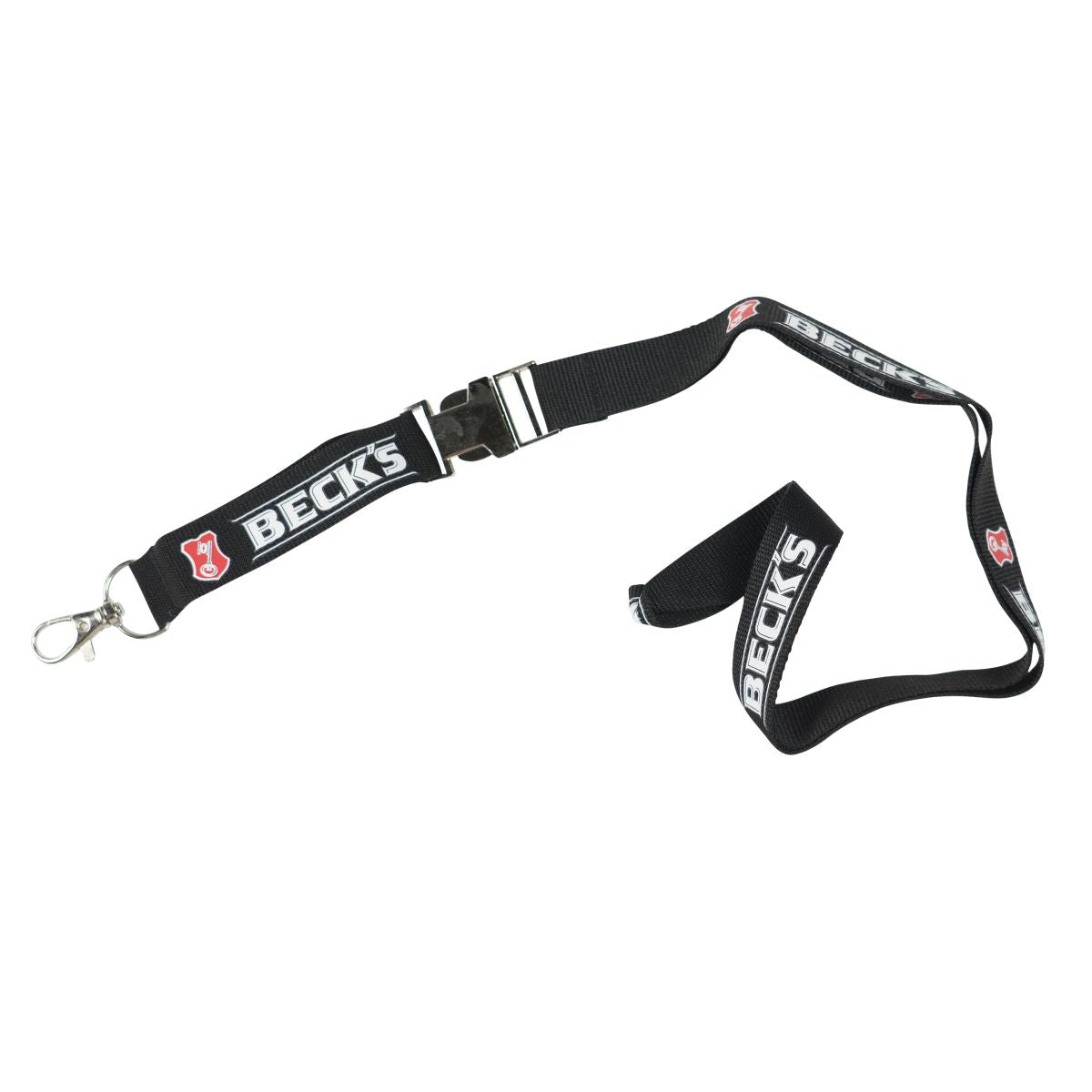 5x Becks Portachiavi Cordino Collana Accessorio Moschettone Ciondolo – Vista 2