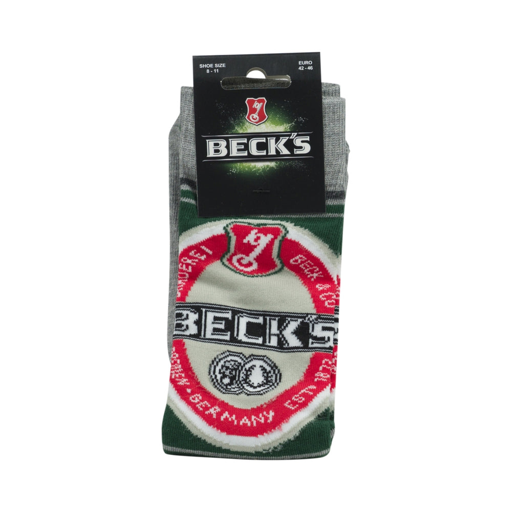 Calzini Becks Taglia 42-46 Unisex Calzini Retro Party Tempo libero Crew Birra