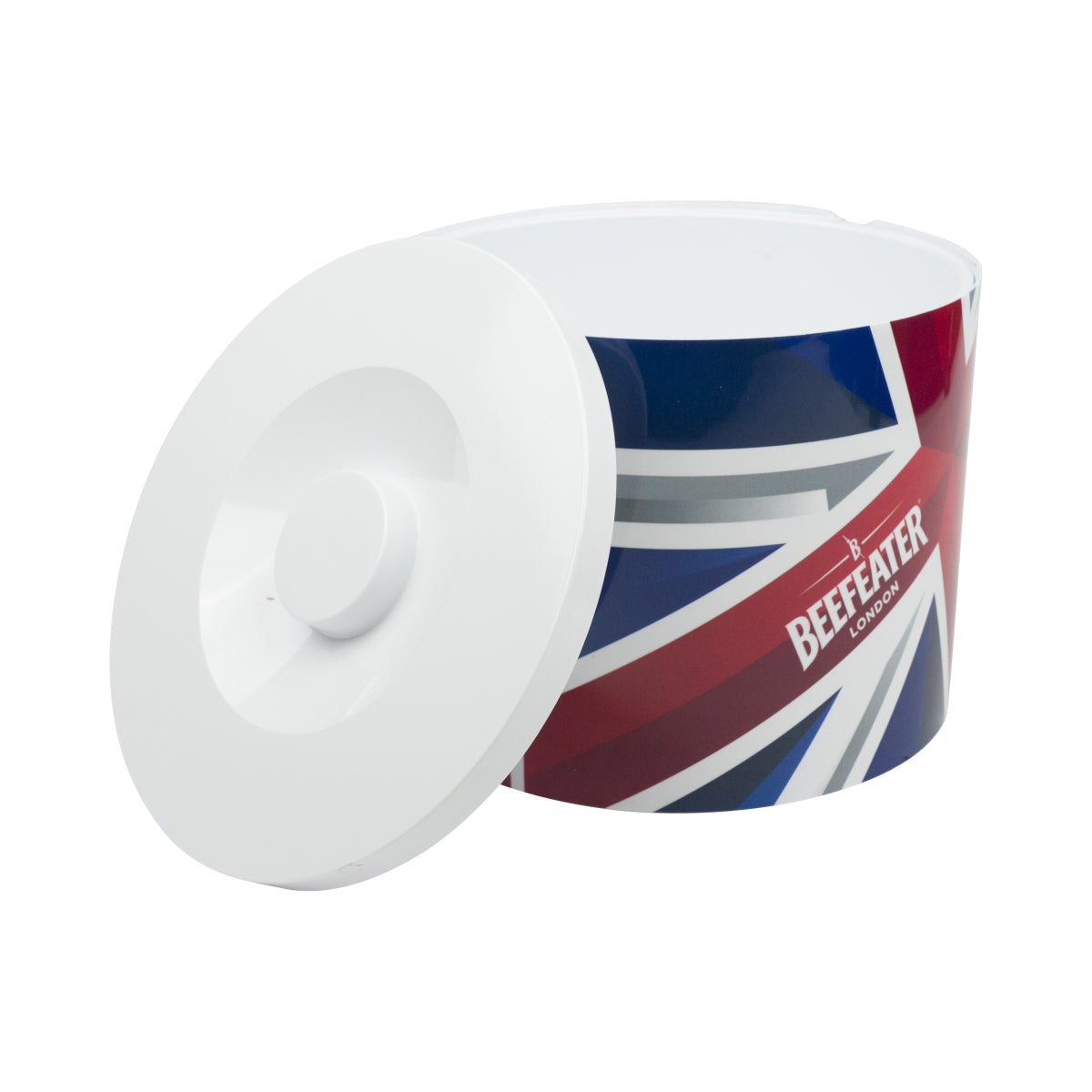 Beefeater Gin Raffredda bottiglie Contenitore per cubetti di ghiaccio Box Cooler Design britannico Secchiello per bottiglie Bar – Vista 3