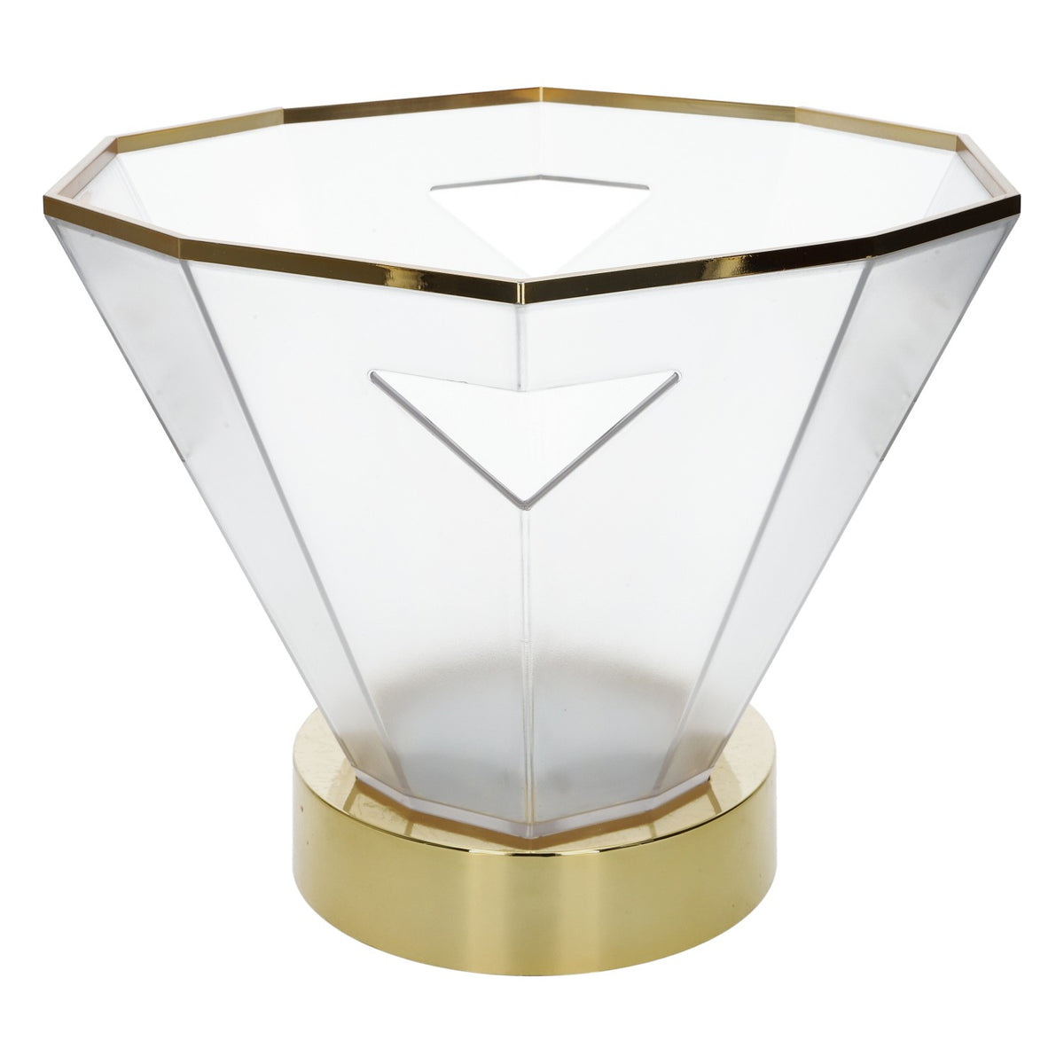 Beluga Vodka Kühler - Raffreddatore per bottiglie con LED e batteria ricaricabile, oro/trasparente - Accessori da bar di lusso – Vista 3