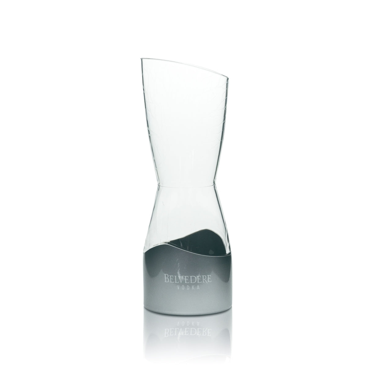 Belvedere Vodka 0,7 l Caraffa con versatore in plastica e vetro, bar