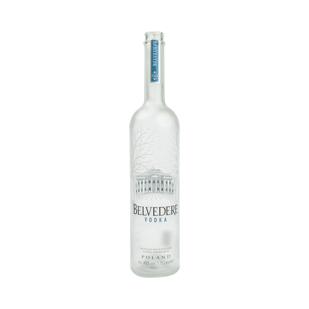 Belvedere Vodka 1,75 l bottiglia vuota con lampada decorativa a LED salvadanaio Empty Bottle Bar