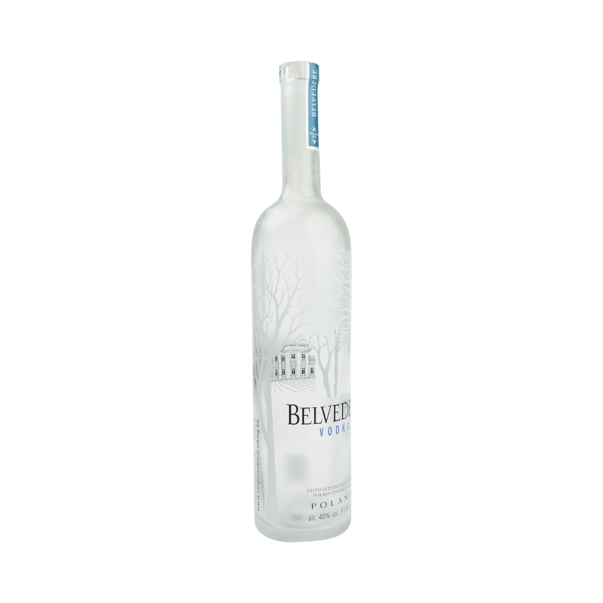 Belvedere Vodka 3l bottiglia vuota con lampada decorativa a LED salvadanaio Empty Bottle Bar – Vista 2