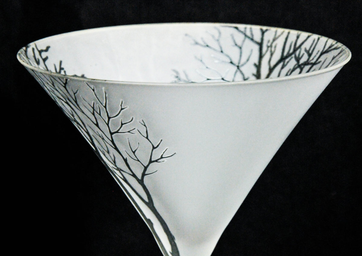 Belvedere Vodka Bicchiere da cocktail Bicchiere da vodka Bicchieri Firma dell'albero bianco satinato – Vista 4