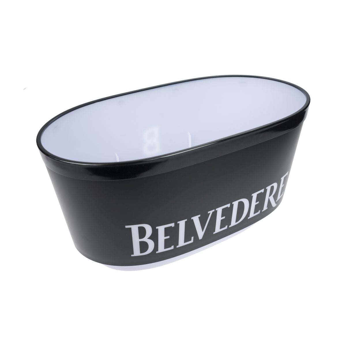 Belvedere Vodka Raffredda bottiglie XL Contenitore per cubetti di ghiaccio Magnum Nero Raffredda bevande