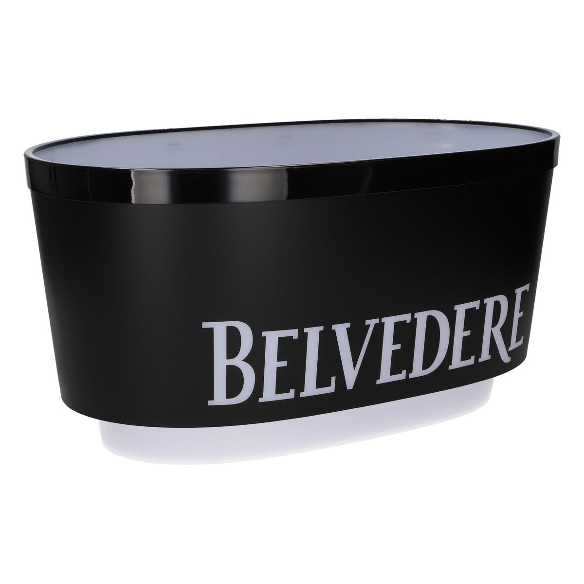 Belvedere Vodka: refrigeratore per bottiglie XL con contenitore per cubetti di ghiaccio, nero