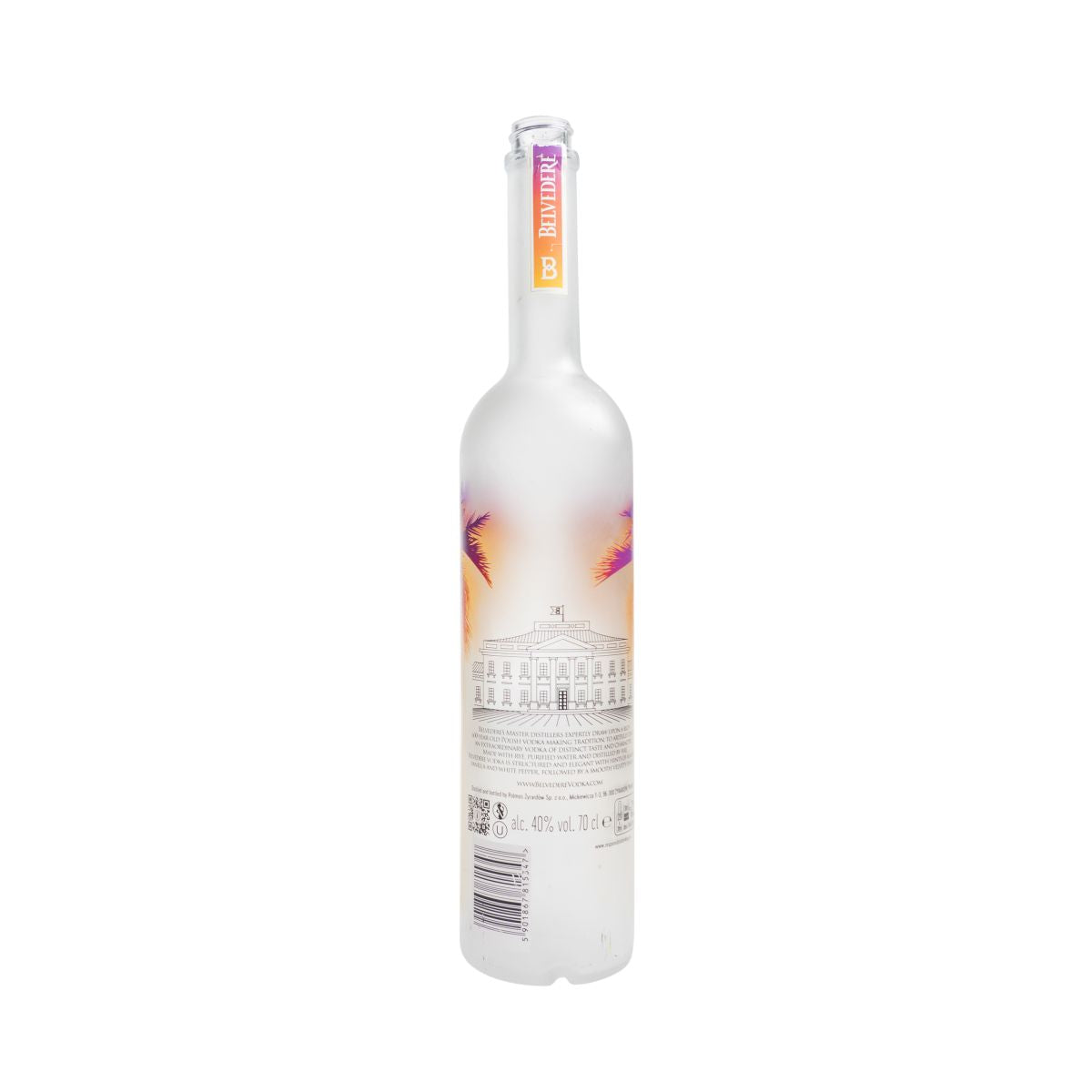 Bottiglia da esposizione Belvedere Vodka VUOTA 0,7 l Edizione estiva Usata Decorativa Fittizia – Vista 3