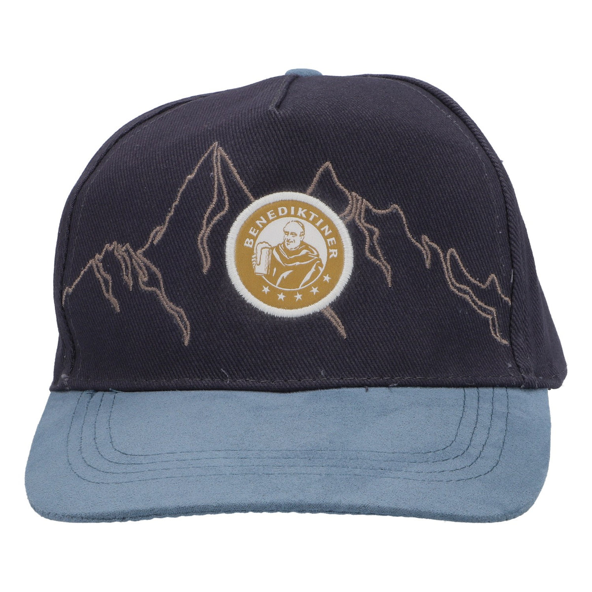 Cappellino da baseball con visiera e logo dorato della birra Benediktiner – Vista 3