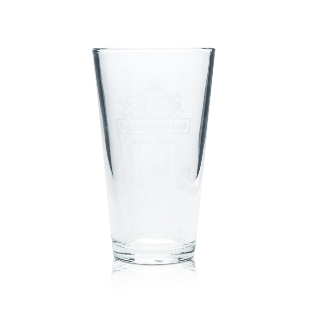 Berchtesgadener Milch Bicchiere in vetro 0,3 l Bicchieri in vetro Campagna Contadini Gastronomia Acqua Succhi Bar