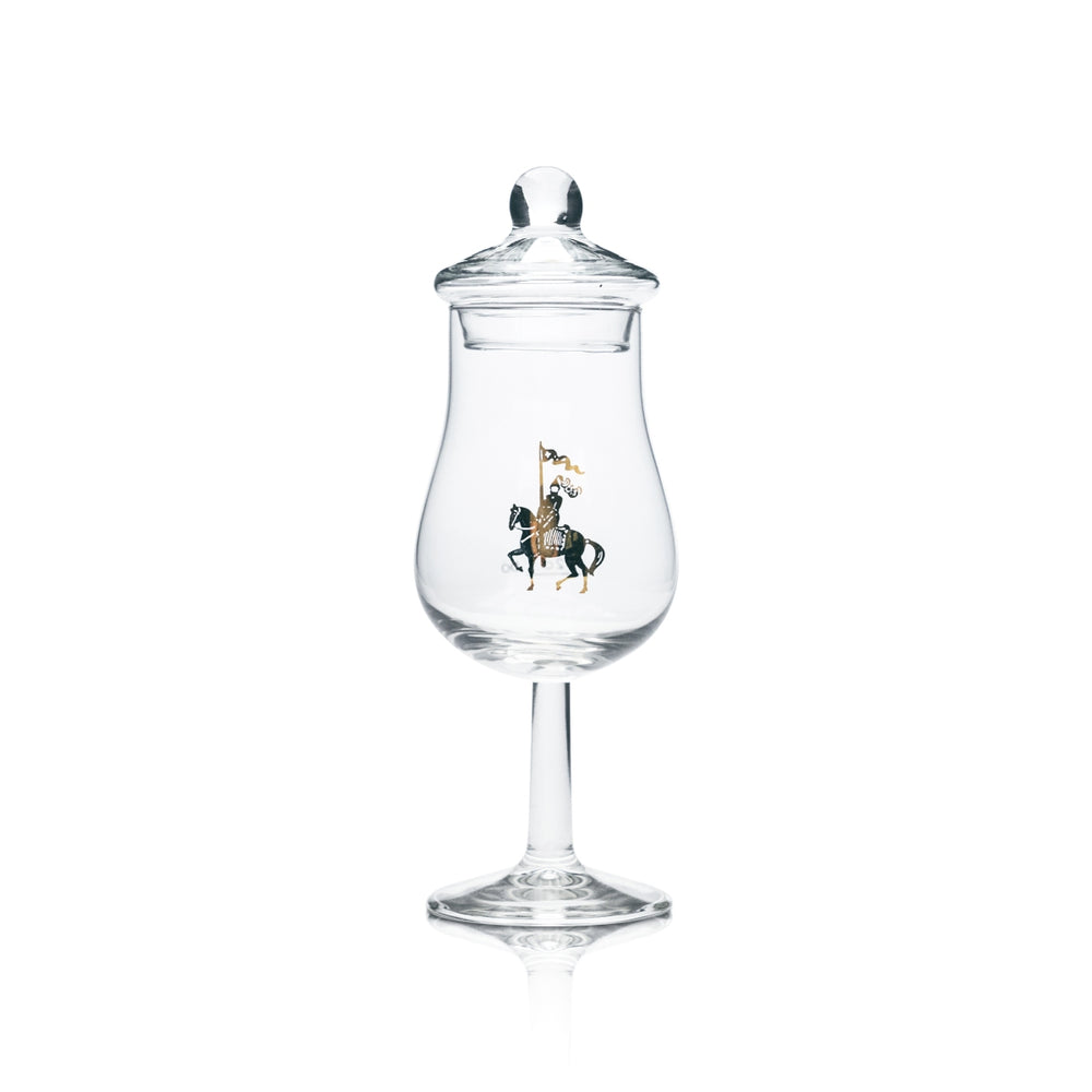 Bernard Massard Bicchiere 4 cl Nosing Tasting Bicchieri da vino Grappa Coperchio in vetro Lussemburgo