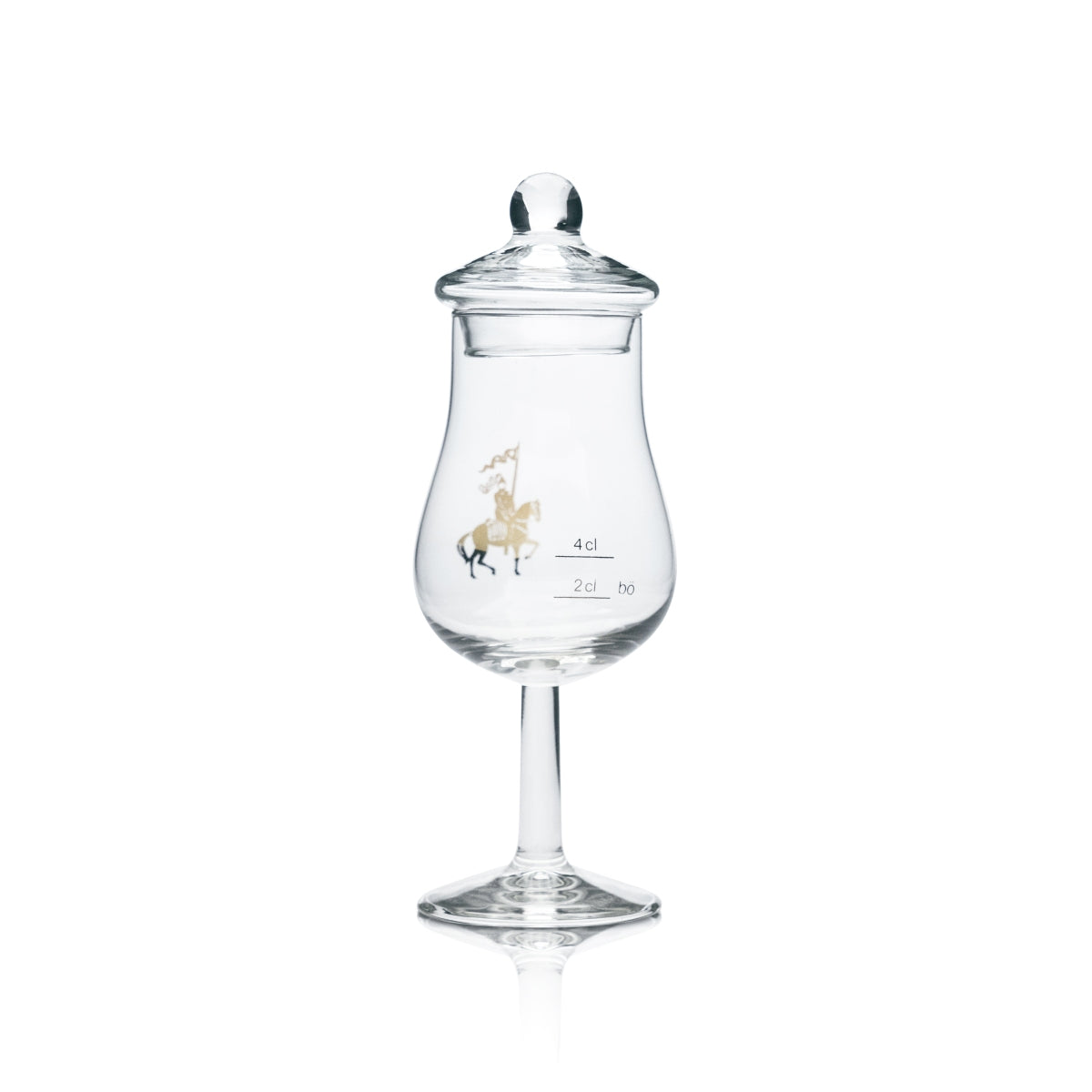 Bernard Massard Bicchiere 4 cl Nosing Tasting Bicchieri da vino Grappa Coperchio in vetro Lussemburgo – Vista 2