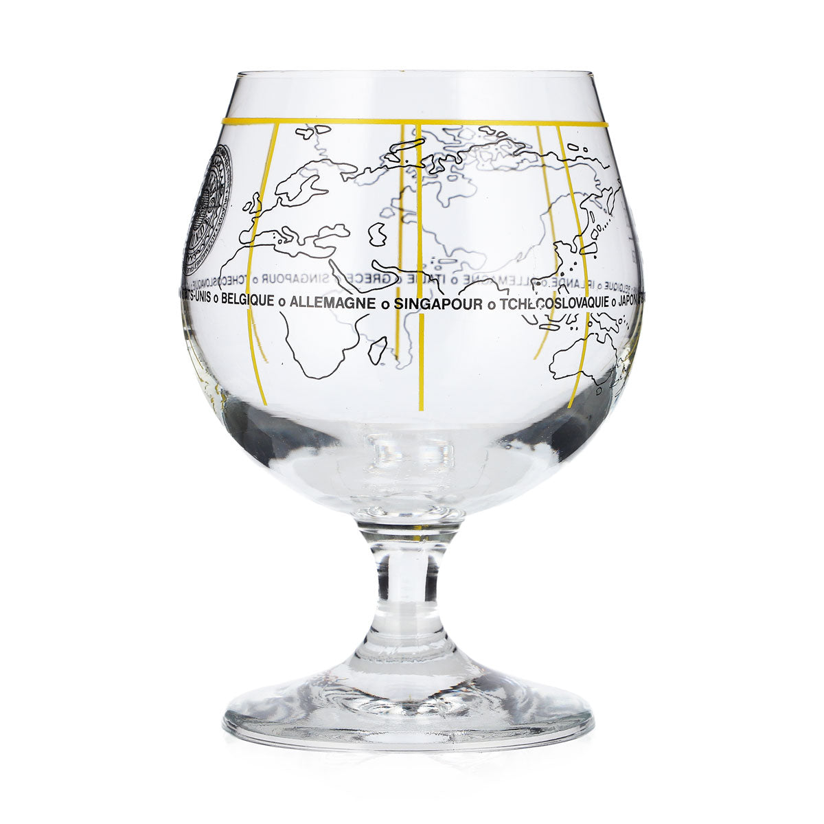 Bieres du Monde Bicchiere da birra da 0,25 l a forma di coppa con mappa del mondo Rastal – Vista 4