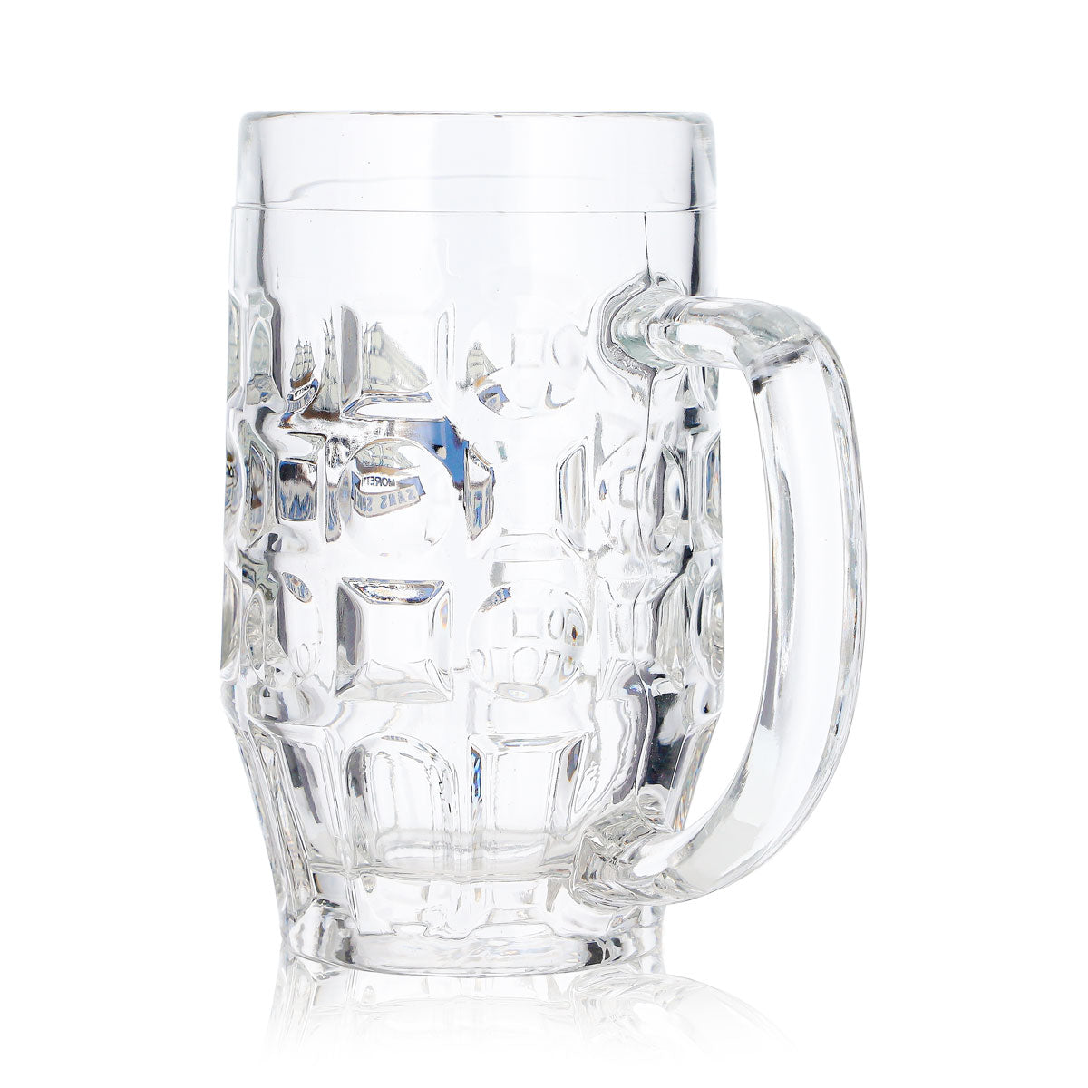 Bicchiere da birra Birra Moretti, boccale da 0,2 l con rilievo “Sans Souci” – Vista 5