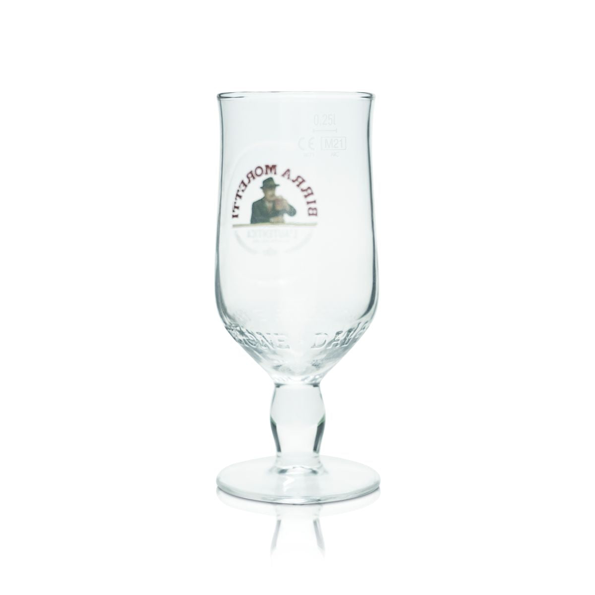6x Birra Moretti Gas 0,25 l bicchieri a calice Ricetta Dal 1859 Bicchiere a tulipano Pils Italia – Vista 5