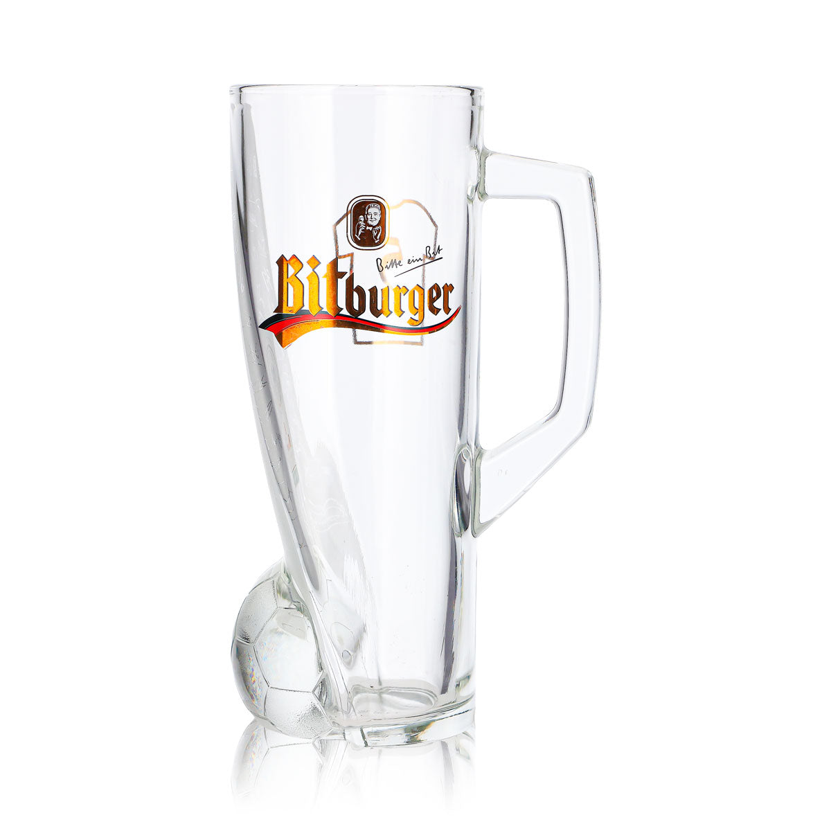 Bicchiere da birra Bitburger da 0,4 l, boccale DFB Premium analcolico, numero di maglia 5 – Vista 2