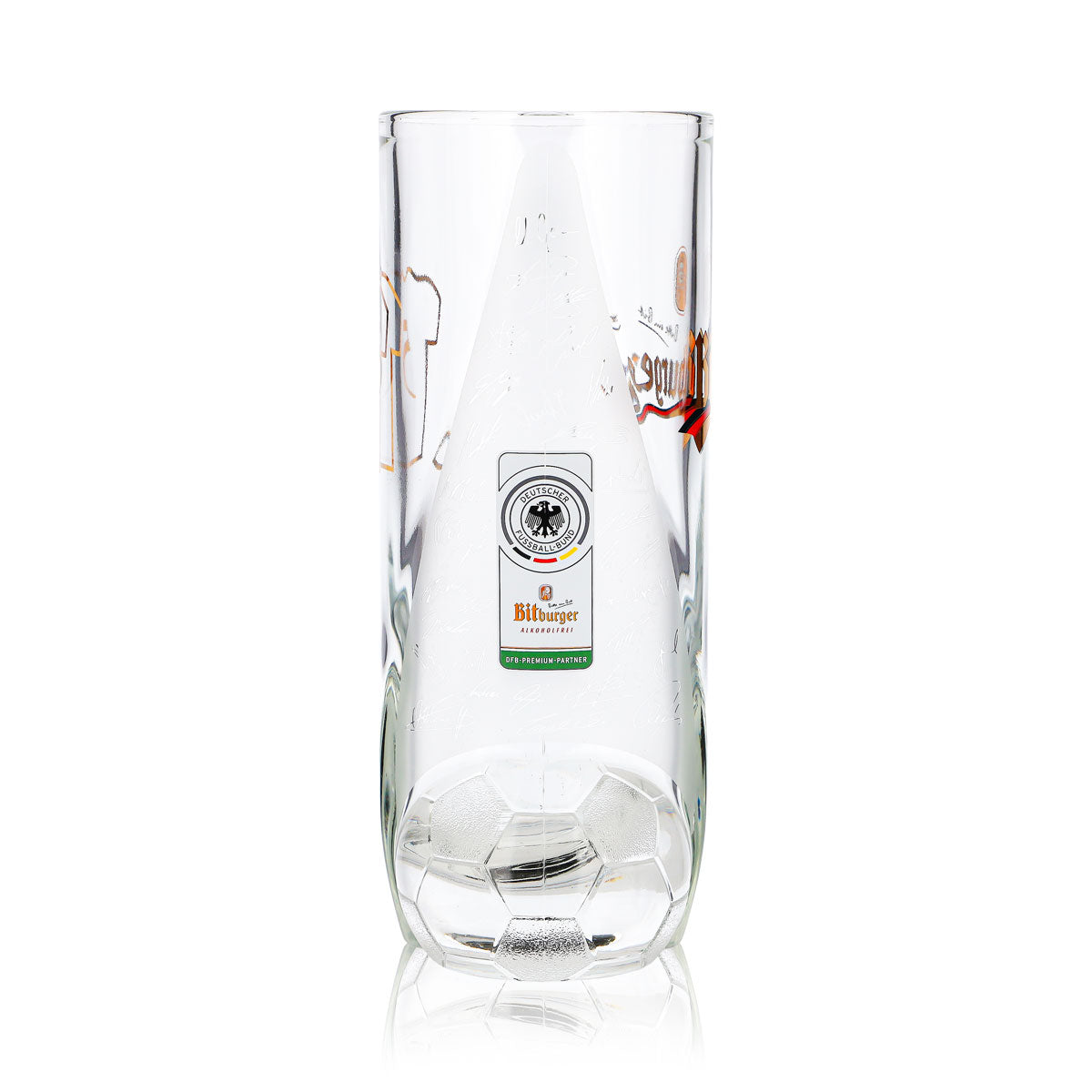 Bicchiere da birra Bitburger da 0,4 l, boccale DFB Premium analcolico, numero di maglia 5 – Vista 4