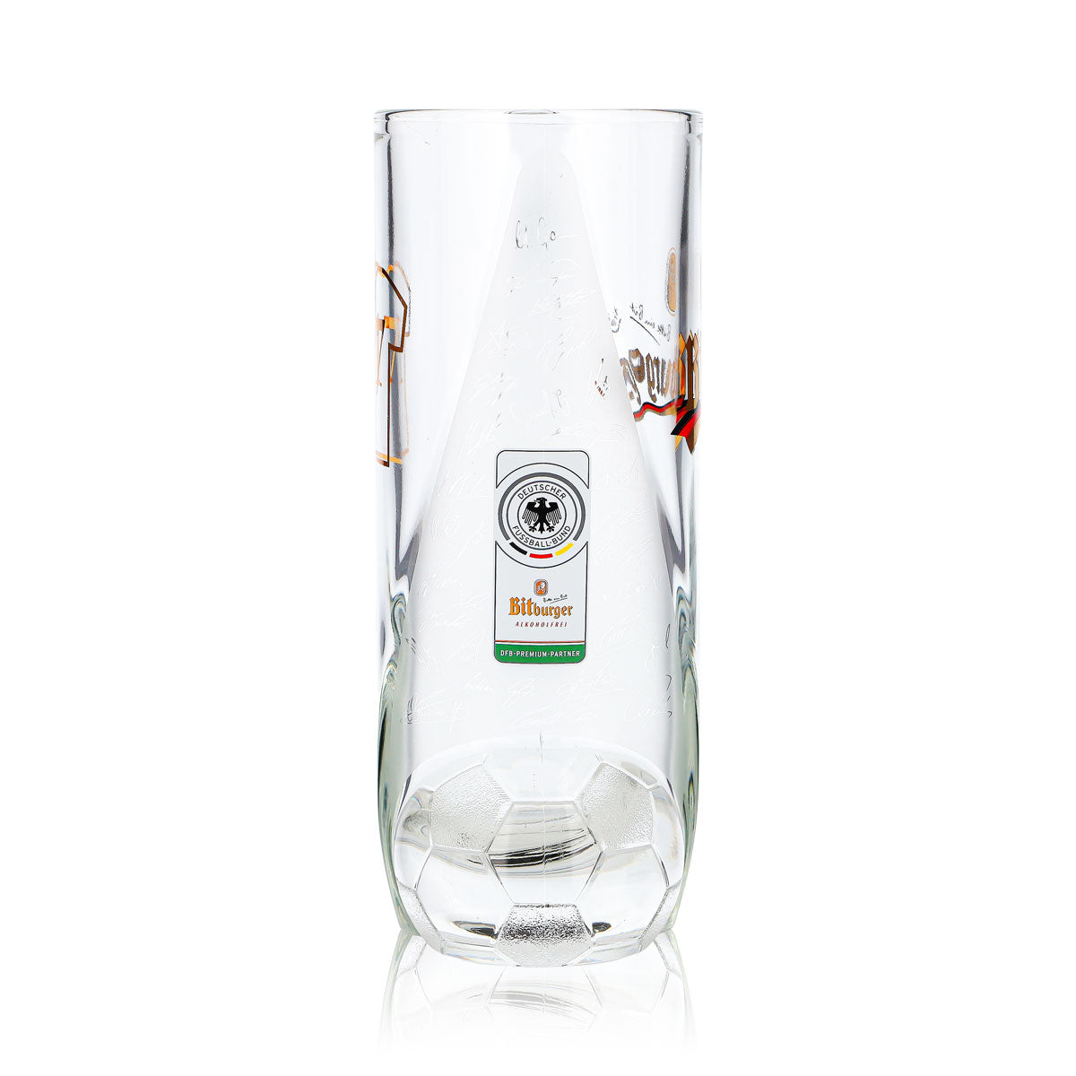 Bicchiere da birra Bitburger da 0,4 l, boccale DFB Premium analcolico, numero di maglia 17 – Vista 4
