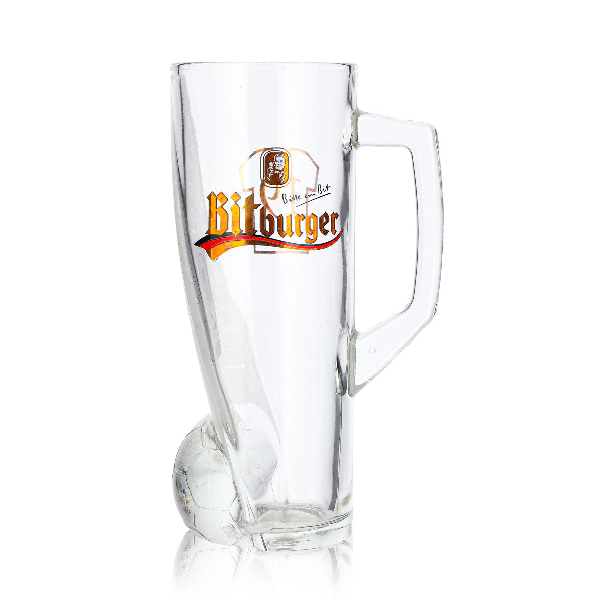 Bicchiere da birra Bitburger da 0,4 l, boccale DFB Premium analcolico, numero di maglia 19 – Vista 2