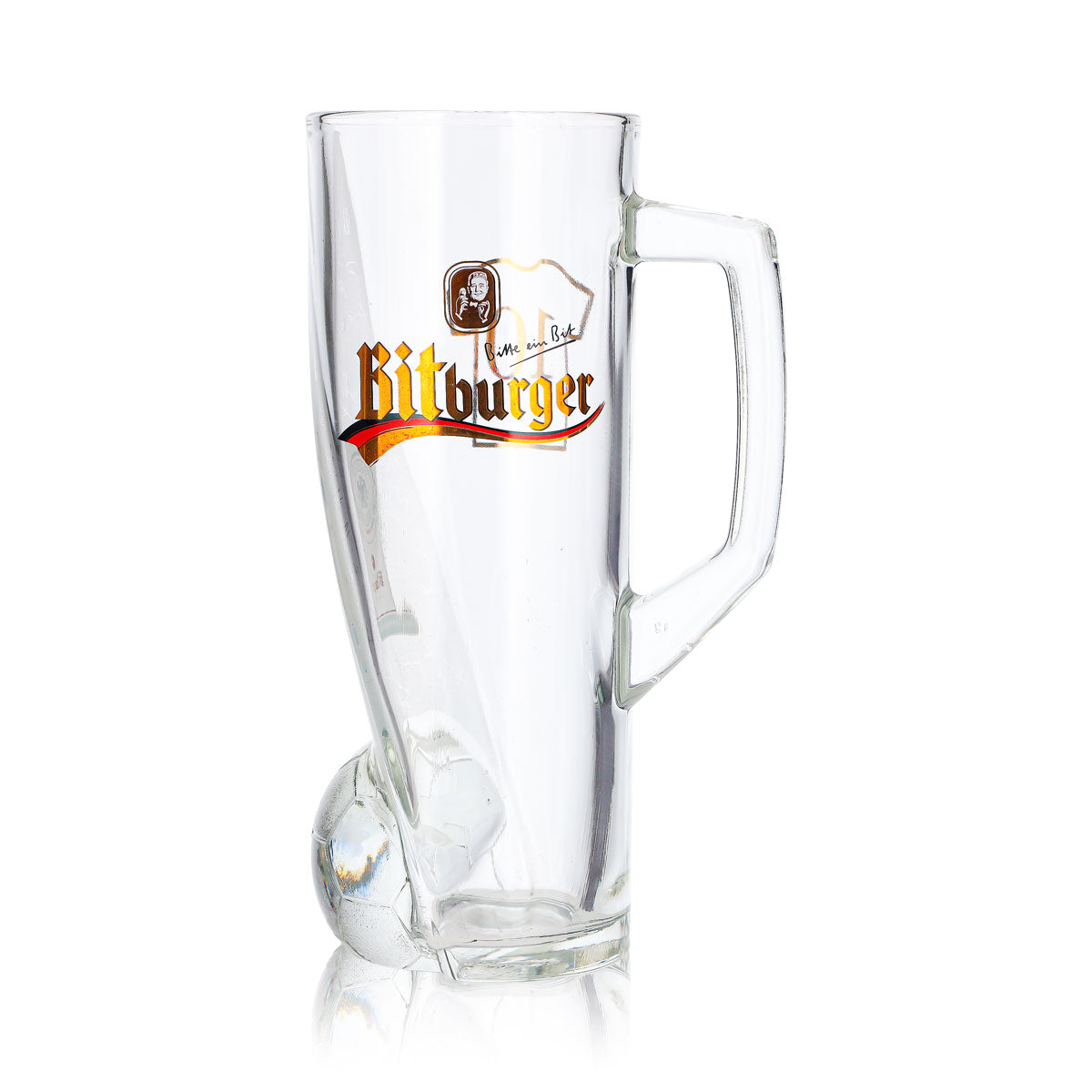 Bicchiere da birra Bitburger da 0,4 l, boccale DFB Premium analcolico, numero di maglia 10 – Vista 2