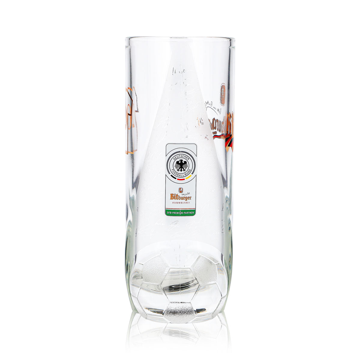 Bicchiere da birra Bitburger da 0,4 l, boccale DFB Premium analcolico, numero di maglia 20 – Vista 4