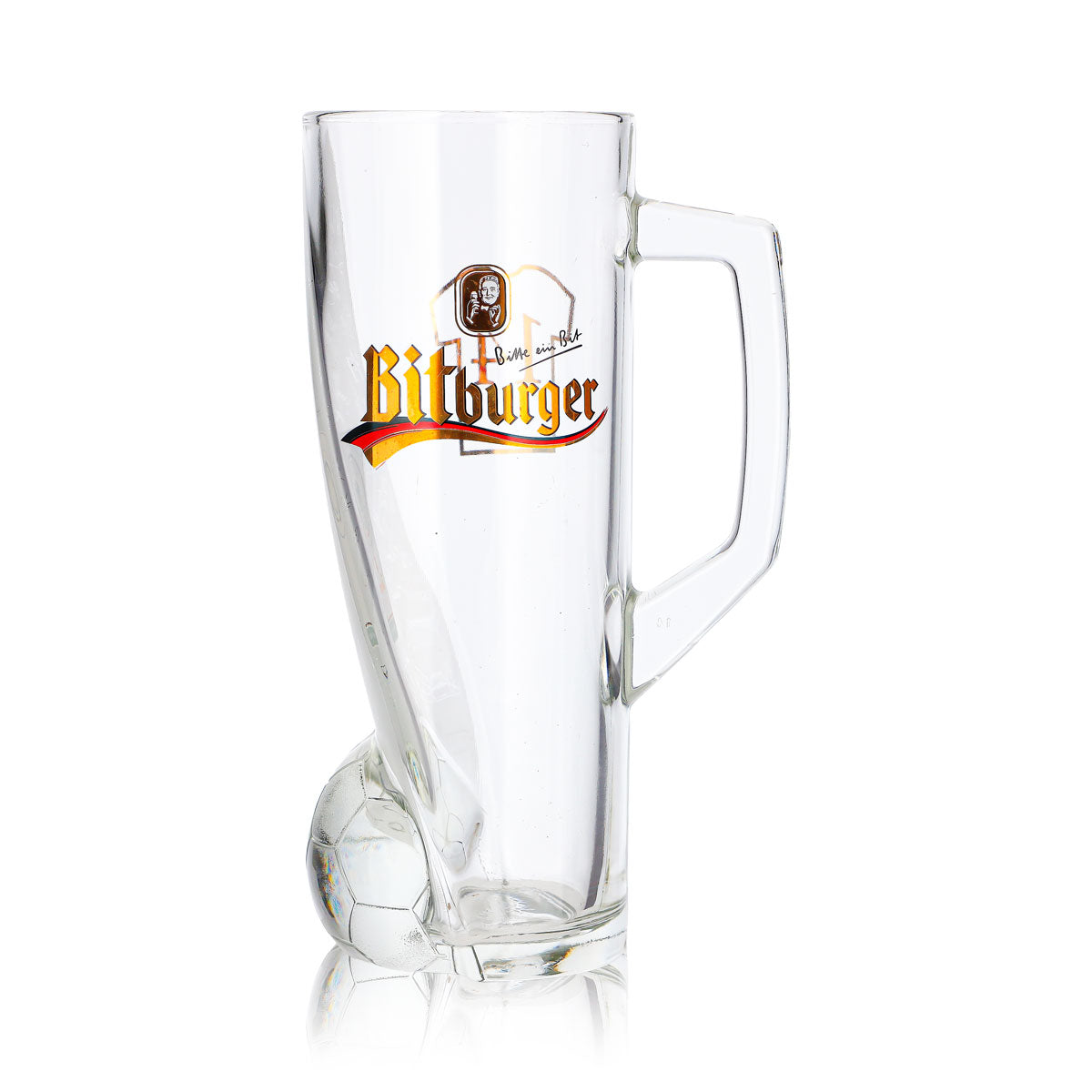 Bicchiere da birra Bitburger da 0,4 l, boccale DFB Premium analcolico, numero di maglia 14 – Vista 2