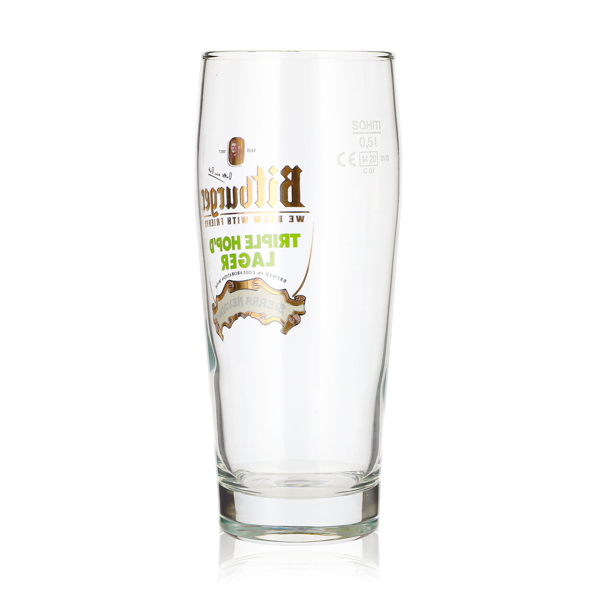Bicchiere da birra Bitburger da 0,5 l Willi Becher TRIPLE HOP’D LAGER SIERRA NEVADA Sahm – Vista 3