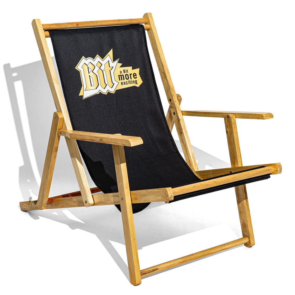 Sedia a sdraio Bitburger Mobili da giardino Sedia pieghevole con braccioli Beach bar