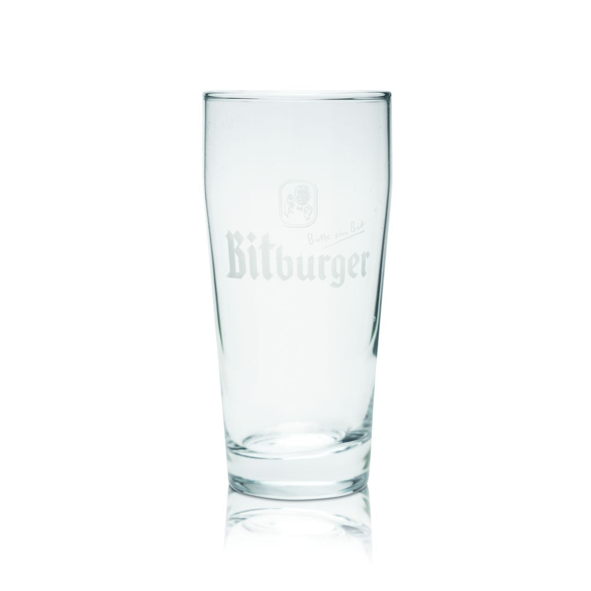 Bicchiere da birra Bitburger Pils 0,38 l Willi Becher Bicchieri Glakontur Relief Birrificio