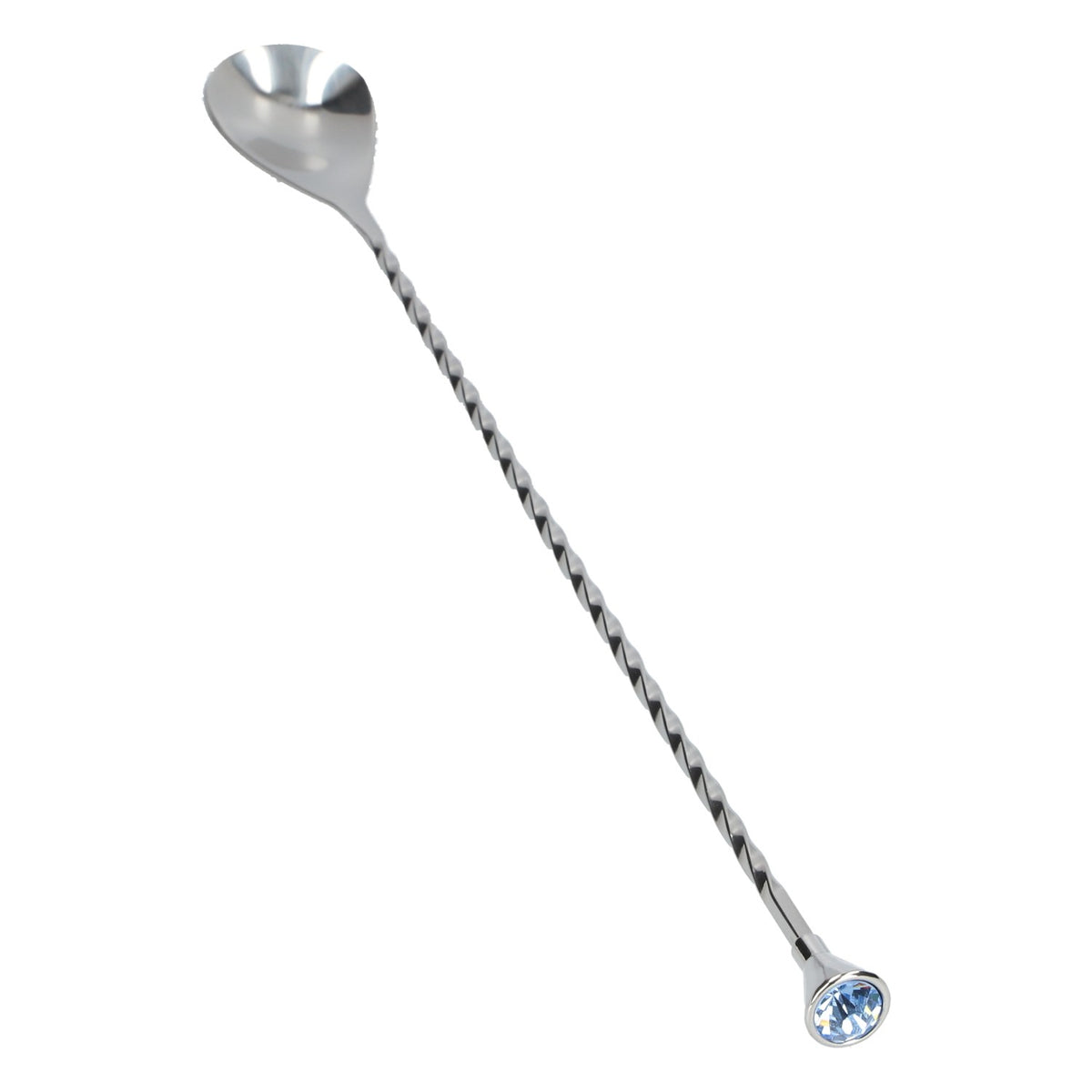 Cucchiaio da bar Bombay Sapphire Stirrer Bonzer Barware Argento Acciaio inossidabile Mixology