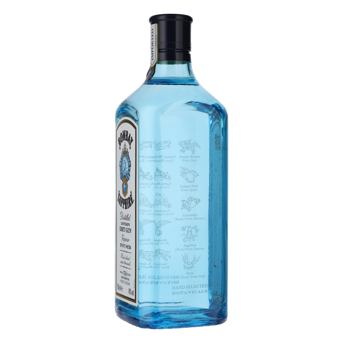 Bottiglia di gin Bombay Sapphire 0,7 l 40% vol. – Vista 5