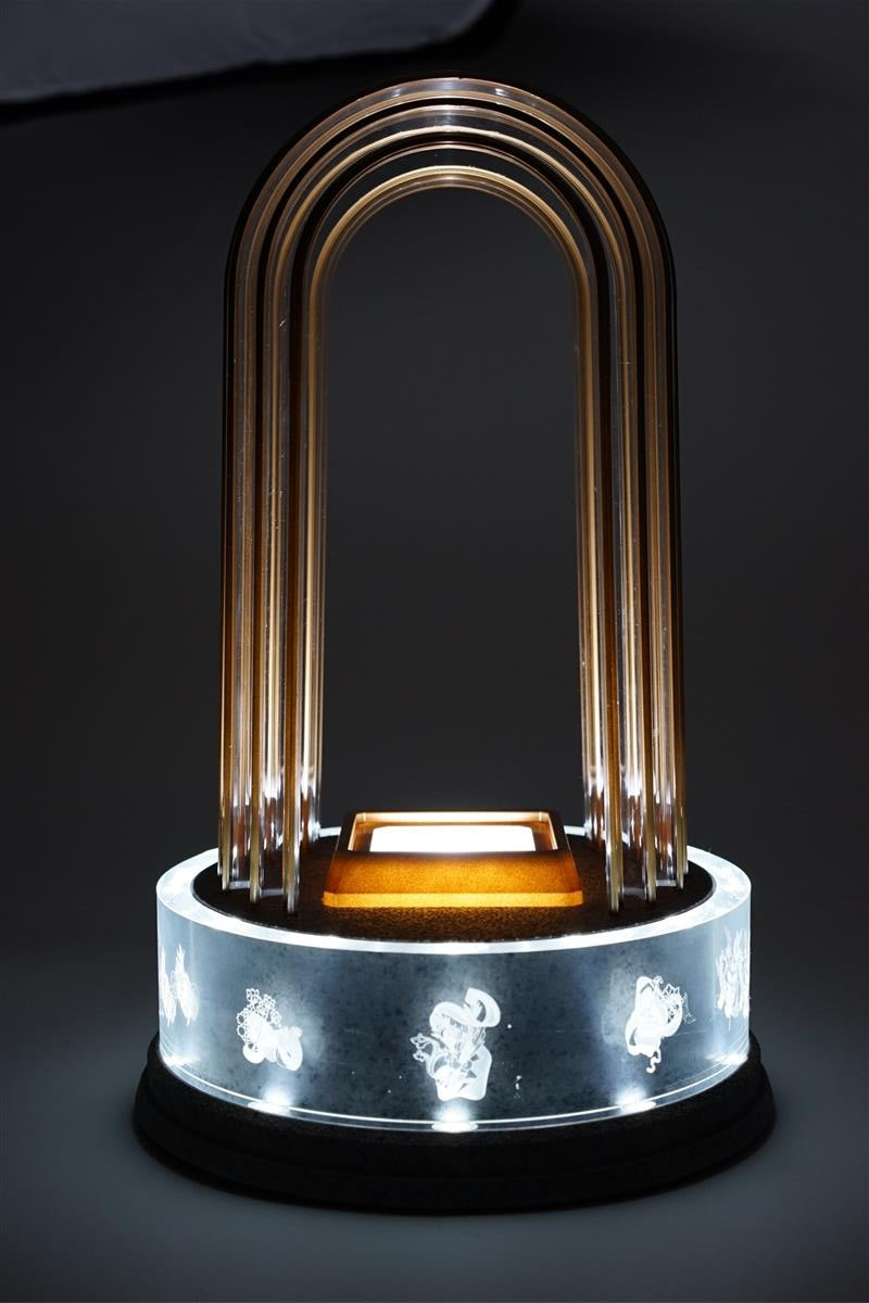Bombay Sapphire Gin Insegna luminosa a LED Glorifier Cage Presenter Bottiglia da 0,7 l