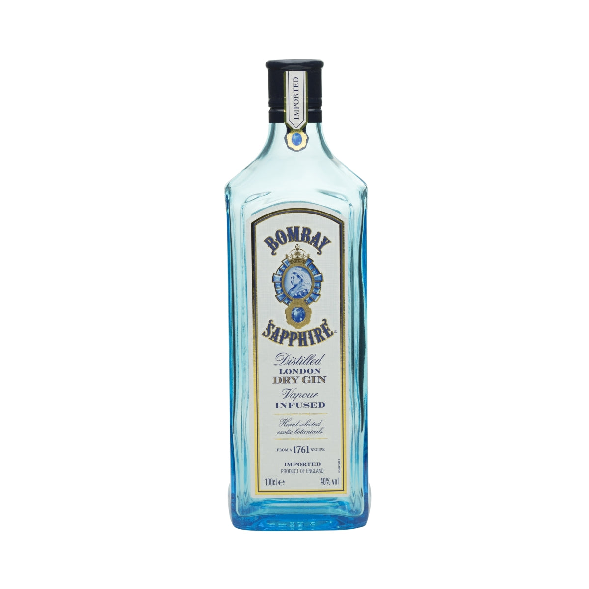 Bombay Sapphire Gin bottiglia vuota da esposizione 1 l bottiglia decorativa EMPTY Bar blu