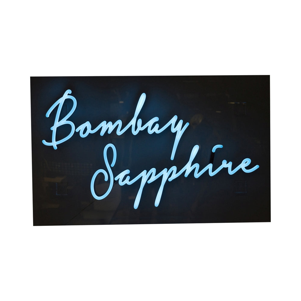Insegna luminosa Bombay Sapphire Gin Insegna al neon LED