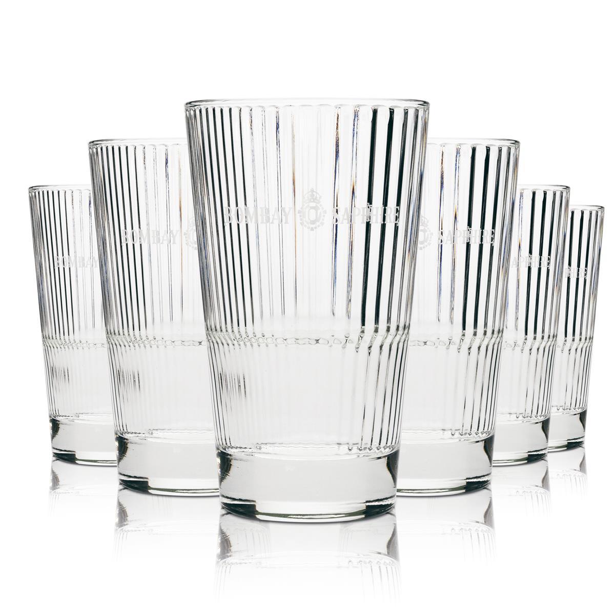 6 bicchieri da gin Bombay 0,4 Timeless Relief Longdrink Cocktail Tonic Bicchieri – Vista 2