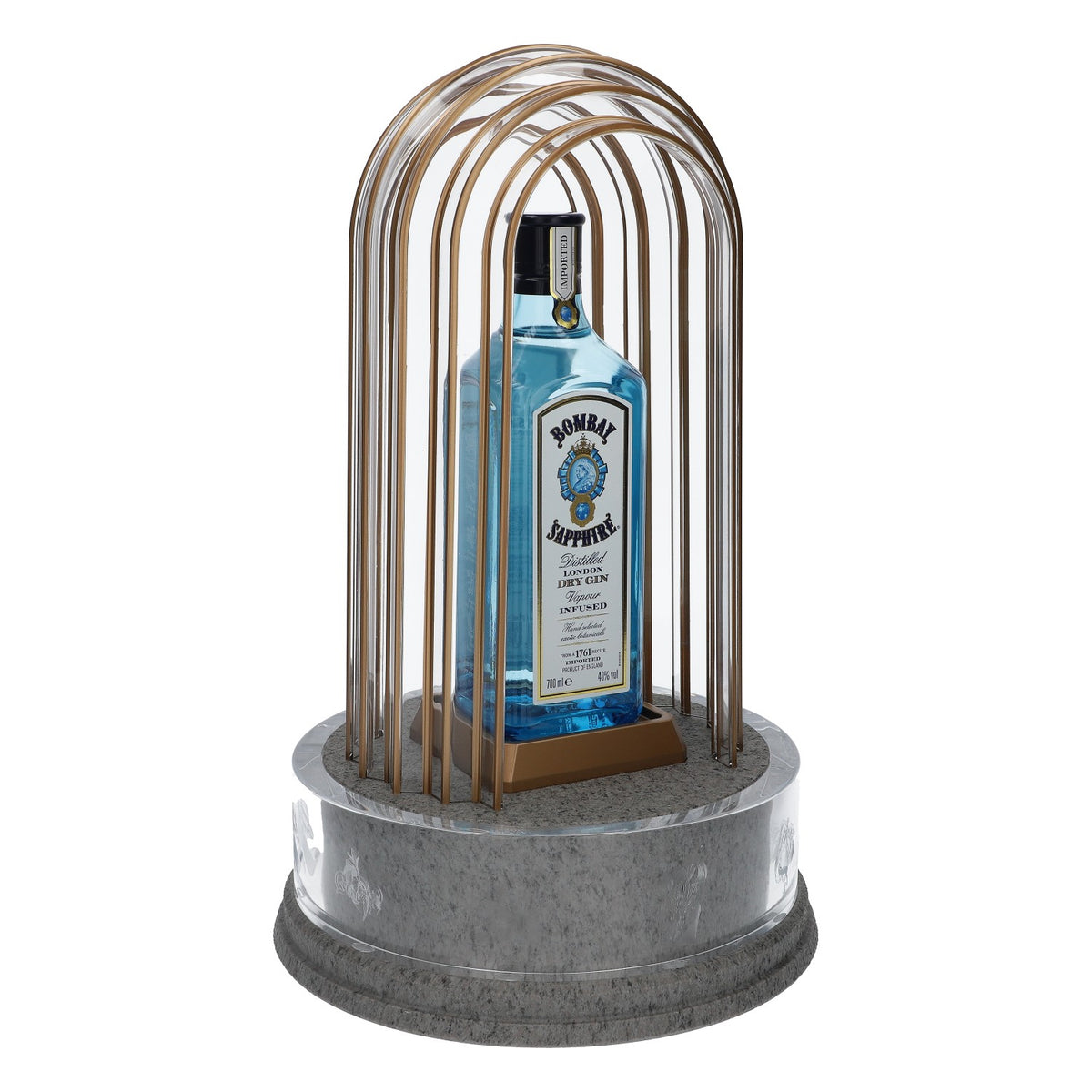 Bombay Sapphire Illuminated Glorifier: lampada da bottiglia, insegna luminosa a LED – Vista 2