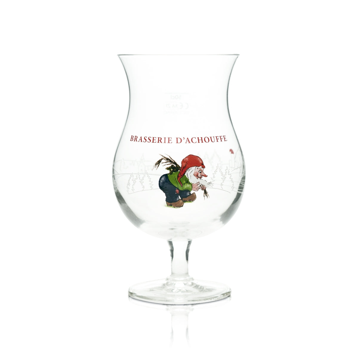 6 bicchieri da birra Brasserie D'Achouffe 0,5 l, forma a coppa, birra artigianale, nano, Belgio – Vista 2