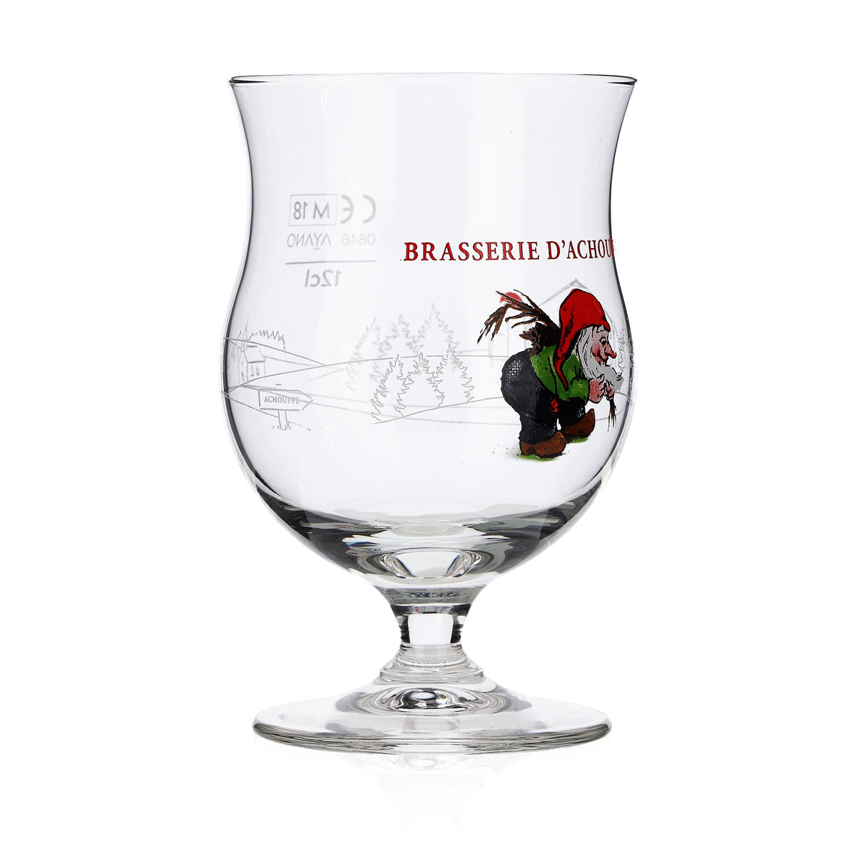 6 bicchieri da degustazione Brasserie D'Achouffe da 0,12 l con manico "Zwerg" – Vista 3