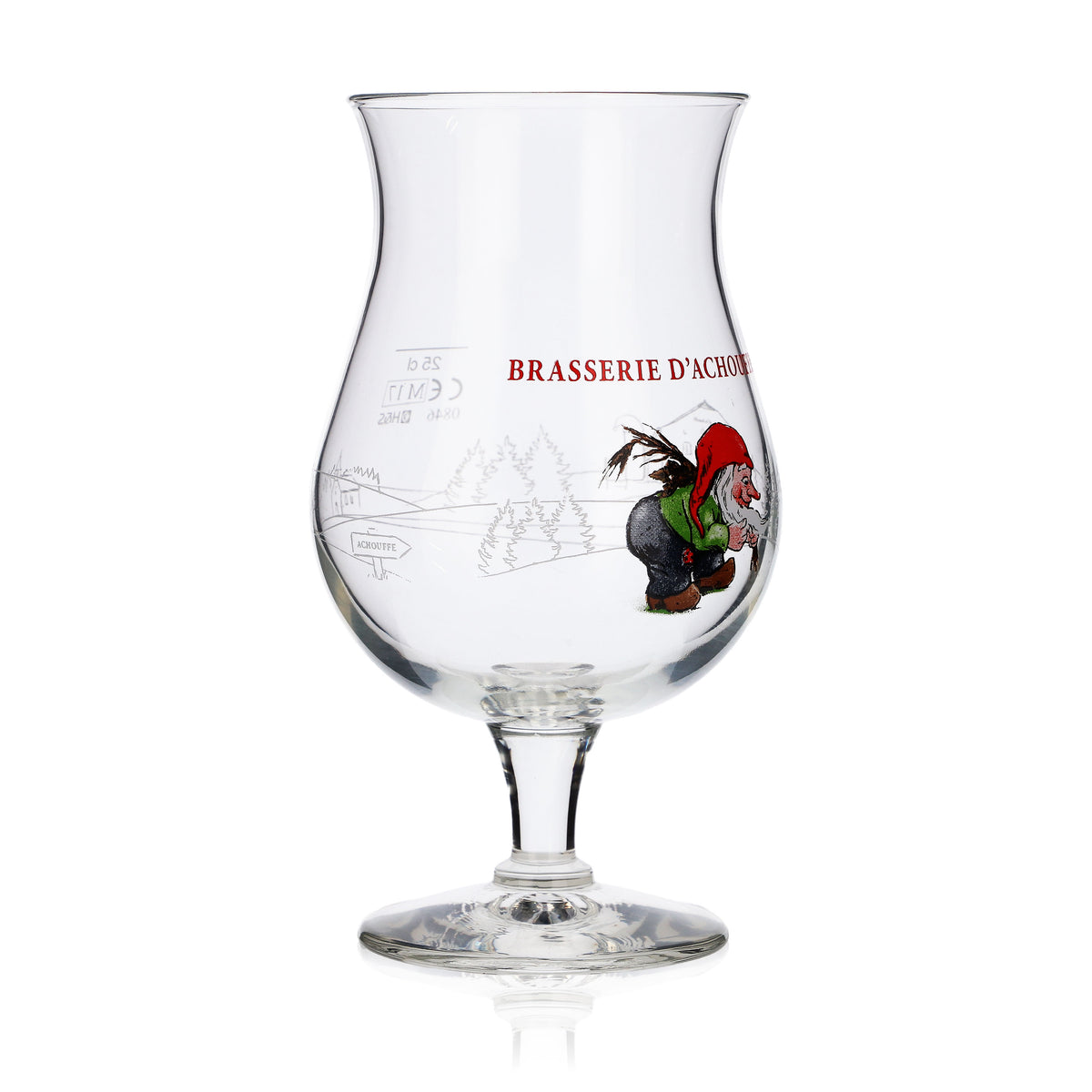 Brasserie D'Achouffe Bicchiere 0,25 l Bicchieri da birra artigianale Birrificio Belgio Gnomo – Vista 2